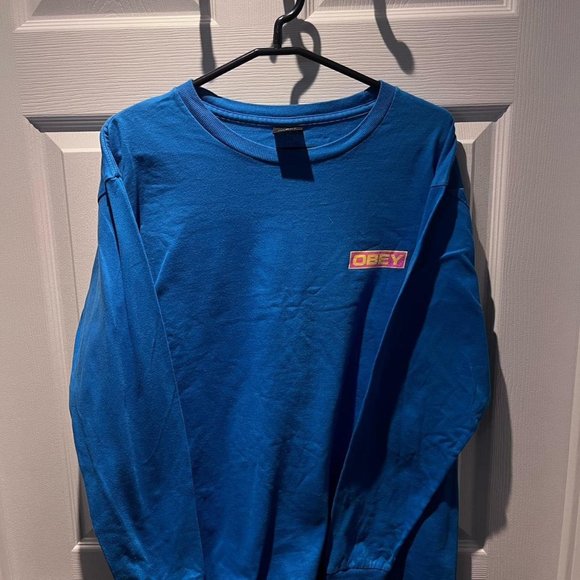 Dark Blue And Pink/Yellow Obey - Picture 1 of 4